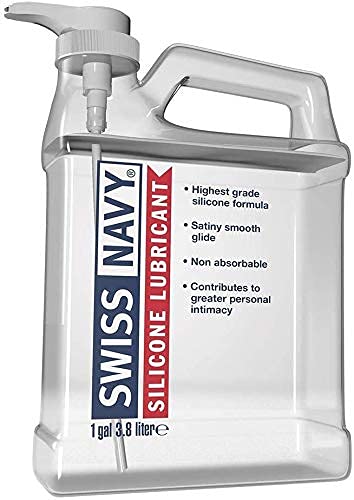 Swiss Navy Premium Silicone-Based Personal Lubricant & Lubricant Gel for Couples, 16 oz.