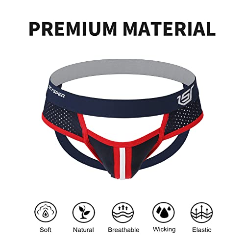 SKYSPER Jockstrap For Men Workout Jock Straps Male Underwear Athletic Supporter Sexy G-Strings