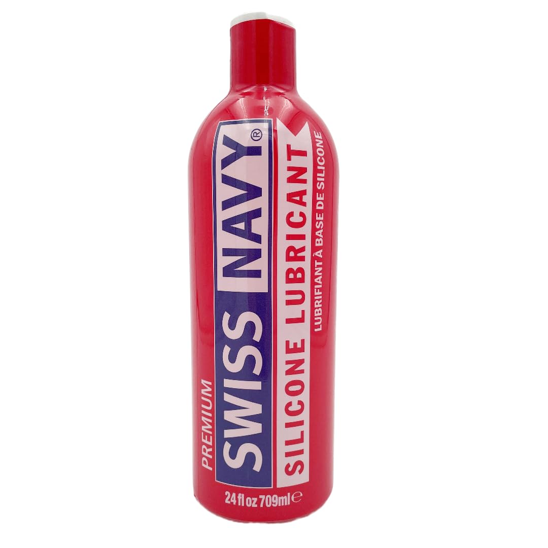 Swiss Navy Premium Silicone-Based Personal Lubricant & Lubricant Gel for Couples, 16 oz.