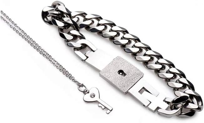 Master Series Chained Locking Bracelet & Key Necklace