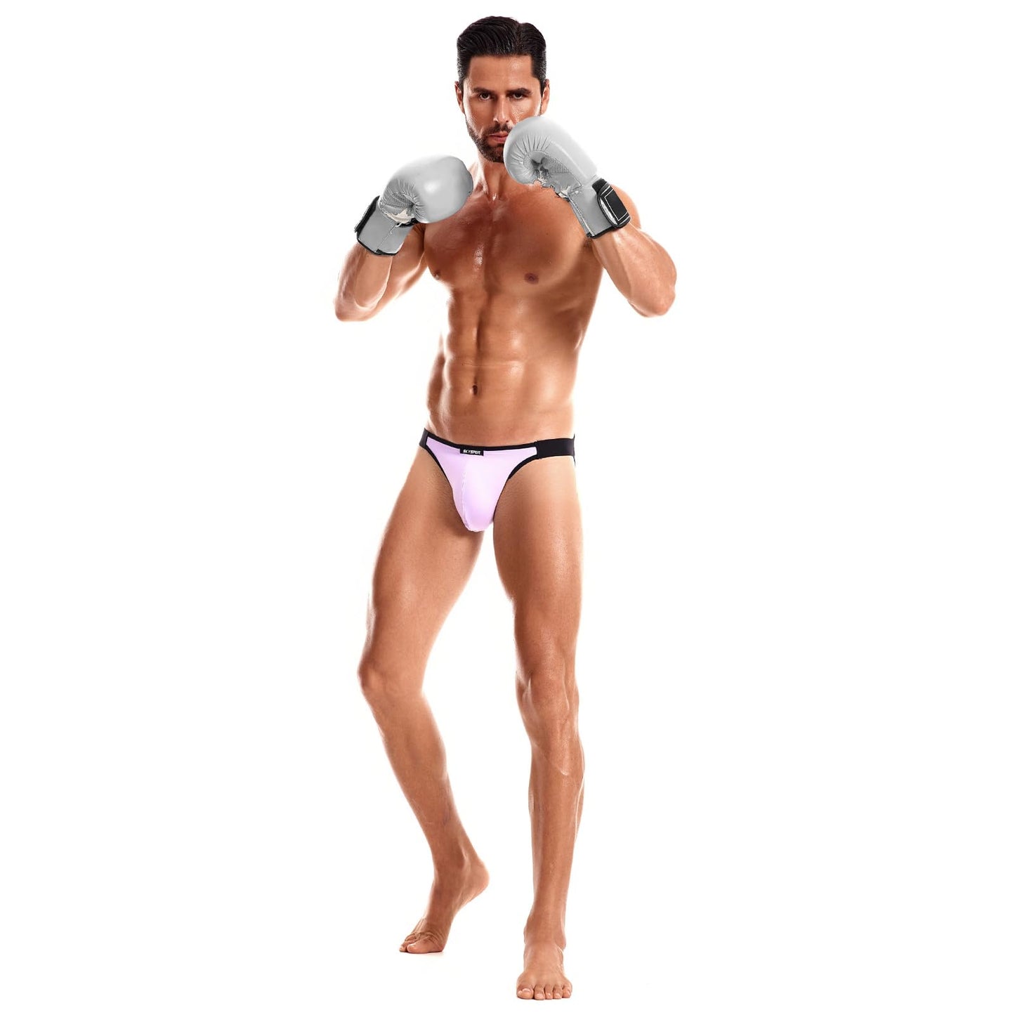 SKYSPER Mens Jockstrap Underwear Jock Straps Male Athletic Supporters for Men