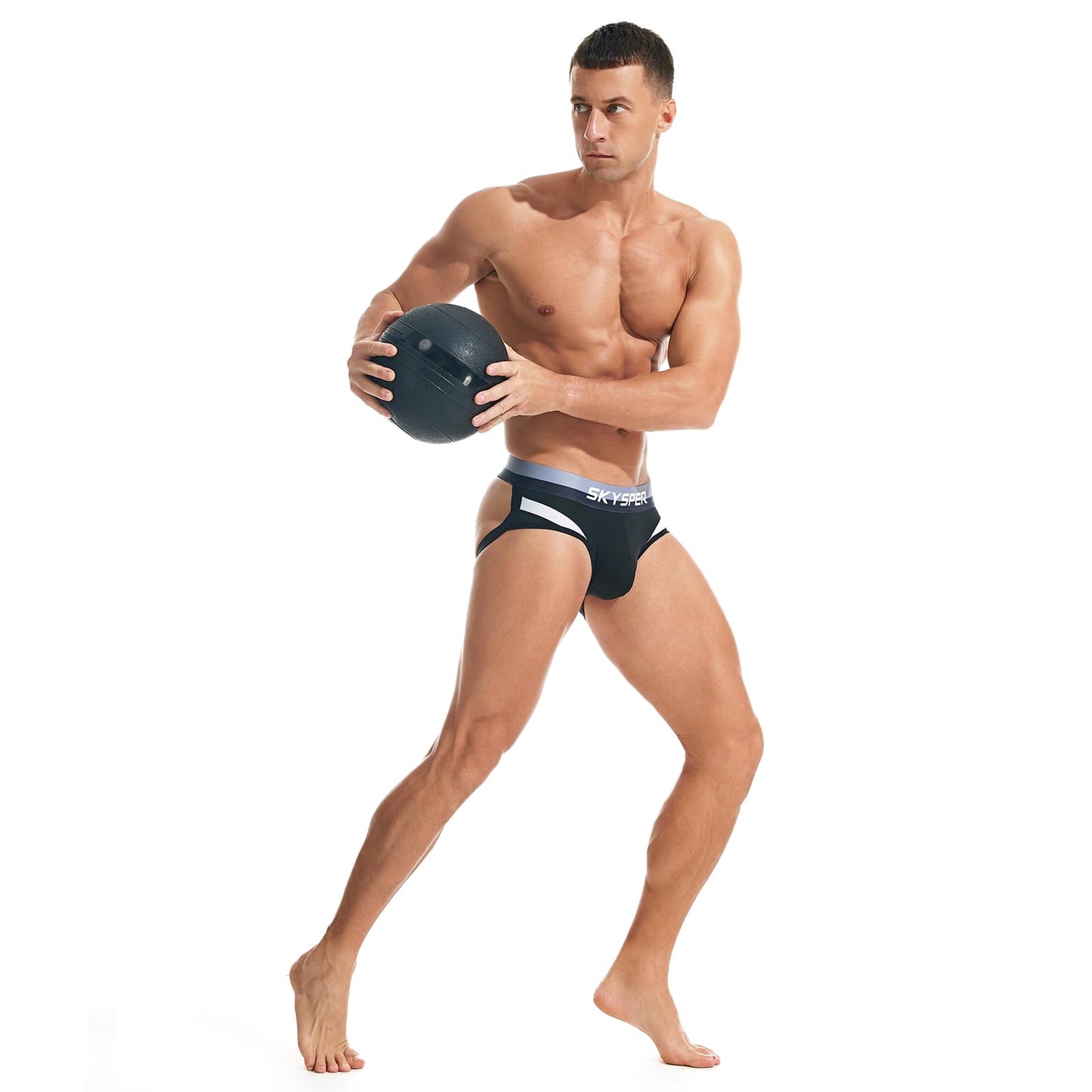 SKYSPER Jockstrap Athletic Supporters for Men Jock Strap Male Underwear Men's Thong Jockstrap Underwear