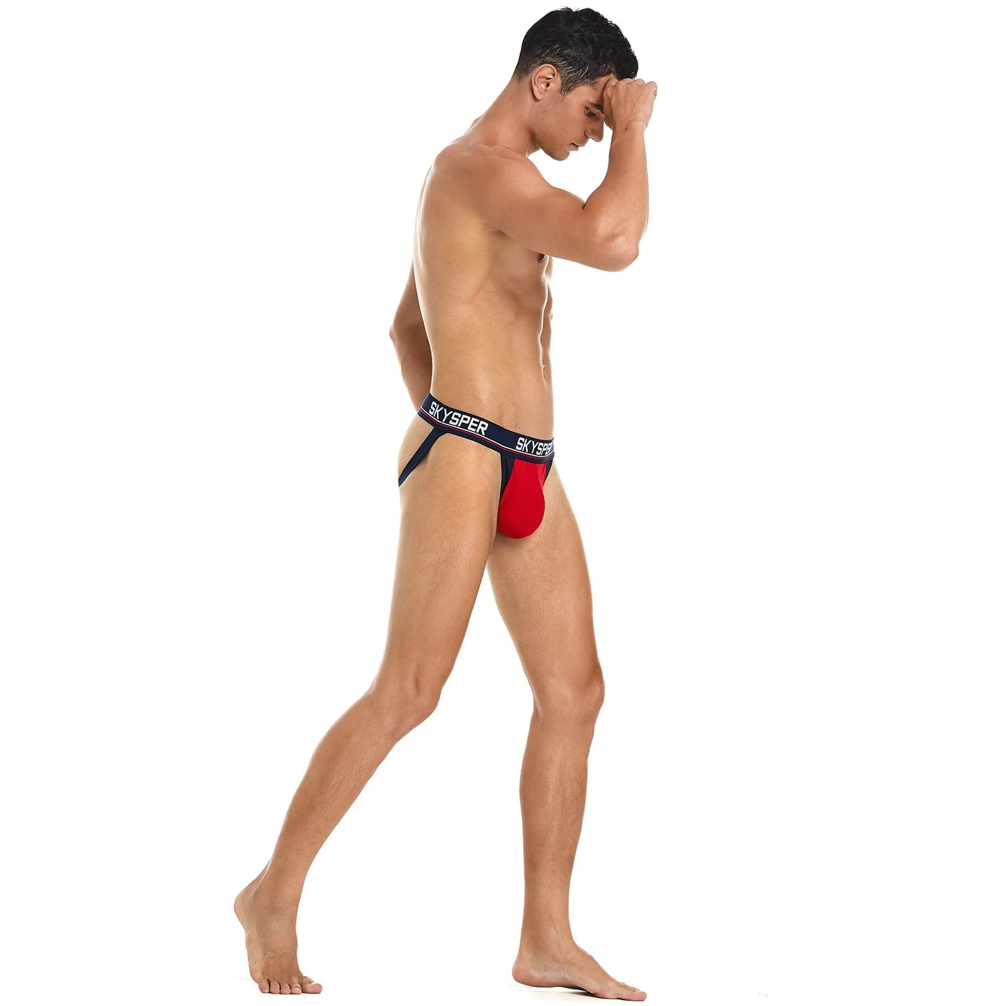 SKYSPER Jockstrap For Men Workout Jock Straps Male Underwear Athletic Supporter Sexy G-Strings