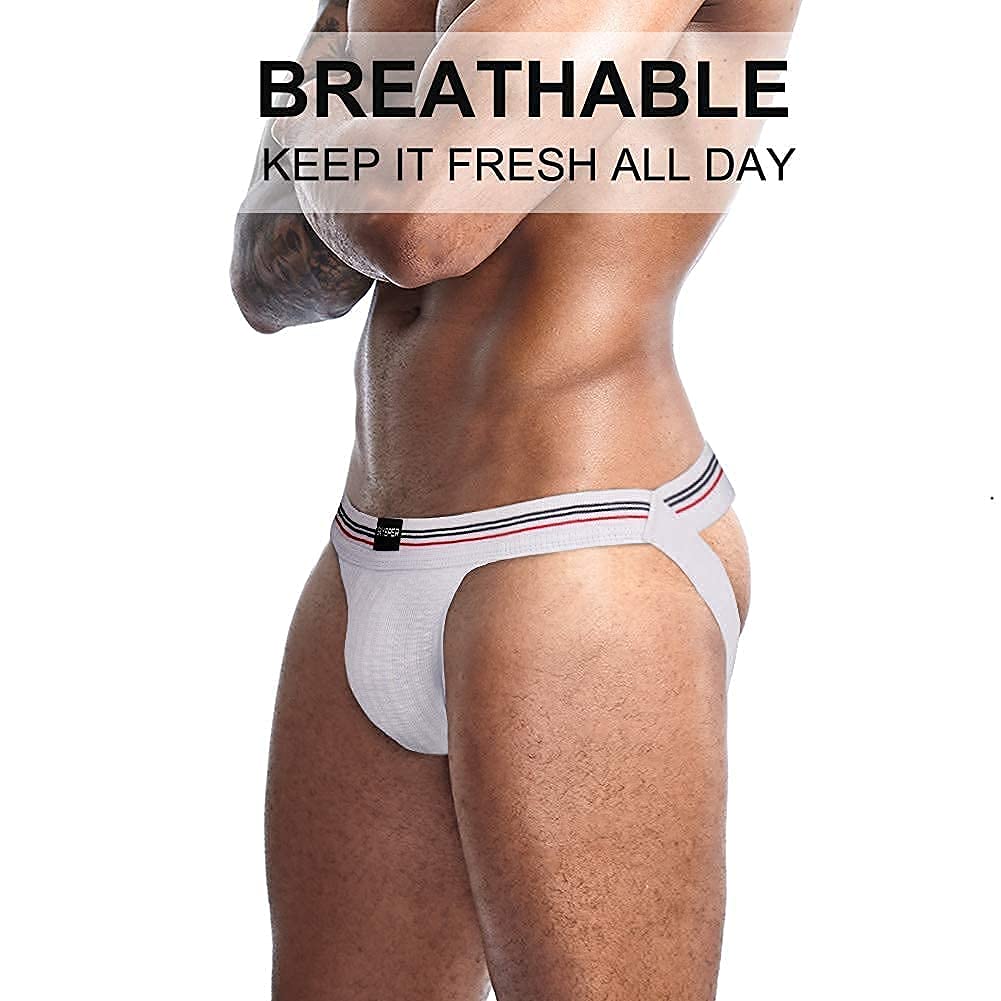 SKYSPER Jockstrap Athletic Supporters for Men Jock Strap Male Underwear Men's Thong Jockstrap Underwear