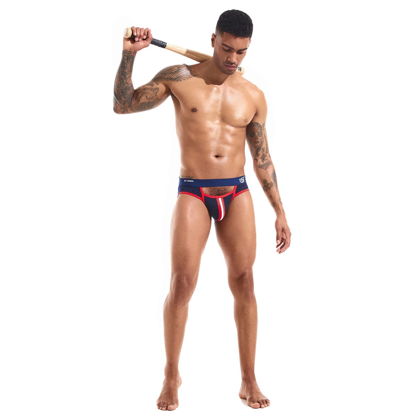 SKYSPER Jockstrap For Men Workout Jock Straps Male Underwear Athletic Supporter Sexy G-Strings