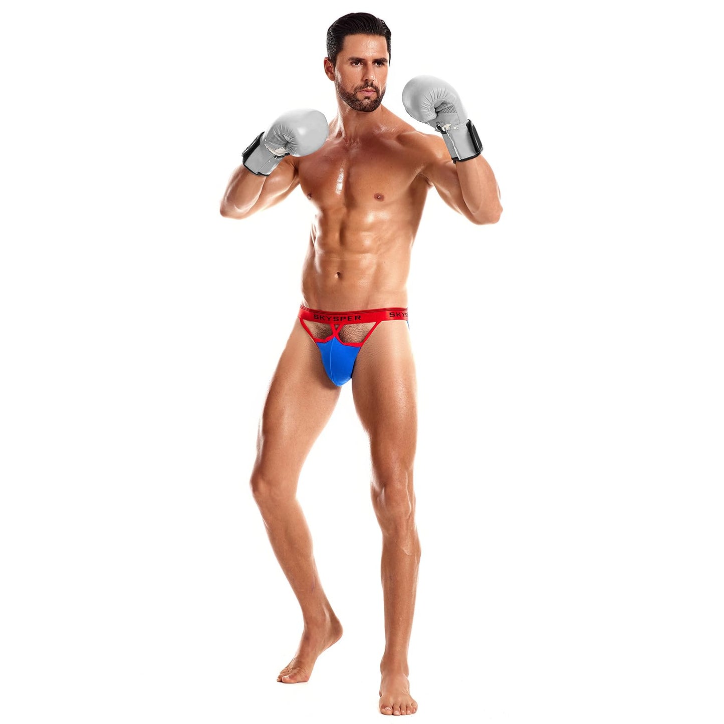 SKYSPER Mens Jockstrap Underwear Jock Straps Male Athletic Supporters for Men