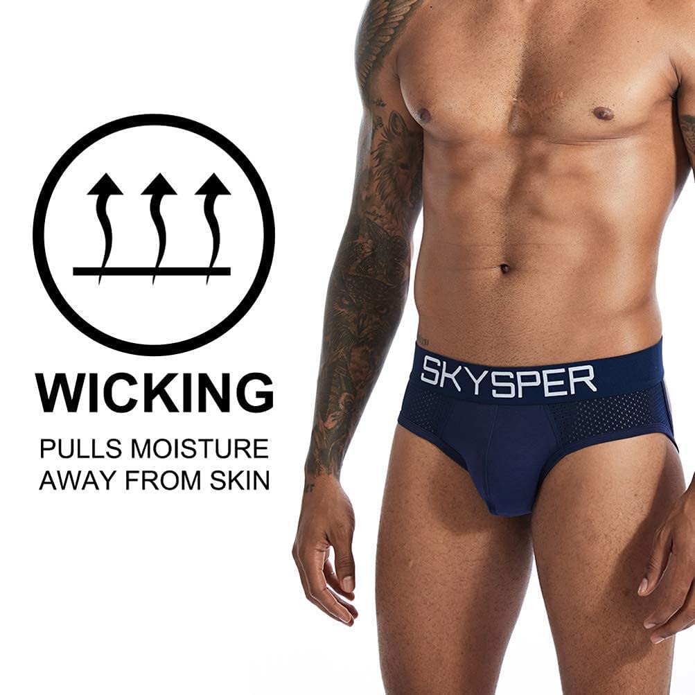 SKYSPER Jockstrap Athletic Supporters for Men Jock Strap Male Underwear Men's Thong Jockstrap Underwear