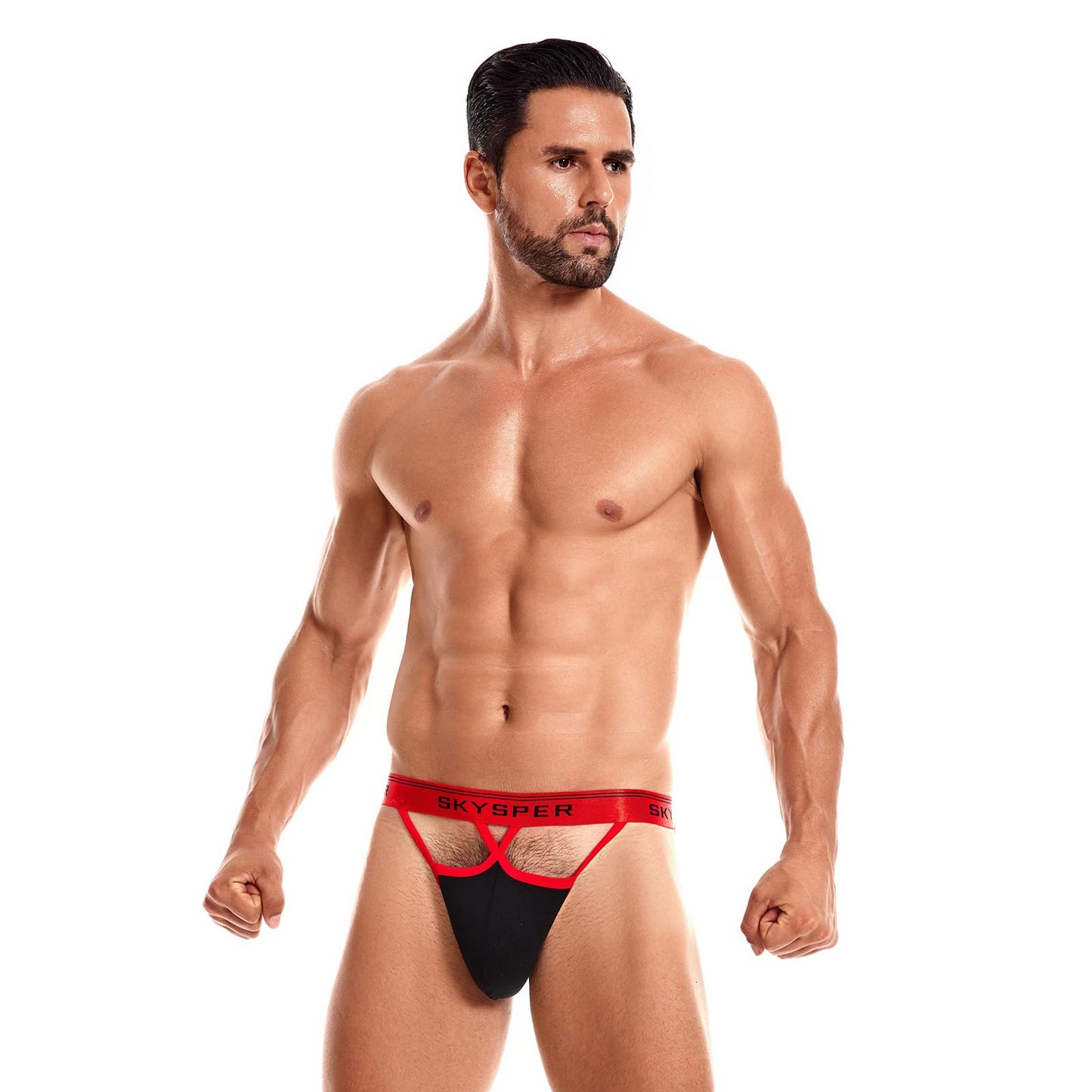 SKYSPER Mens Jockstrap Underwear Jock Straps Male Athletic Supporters for Men