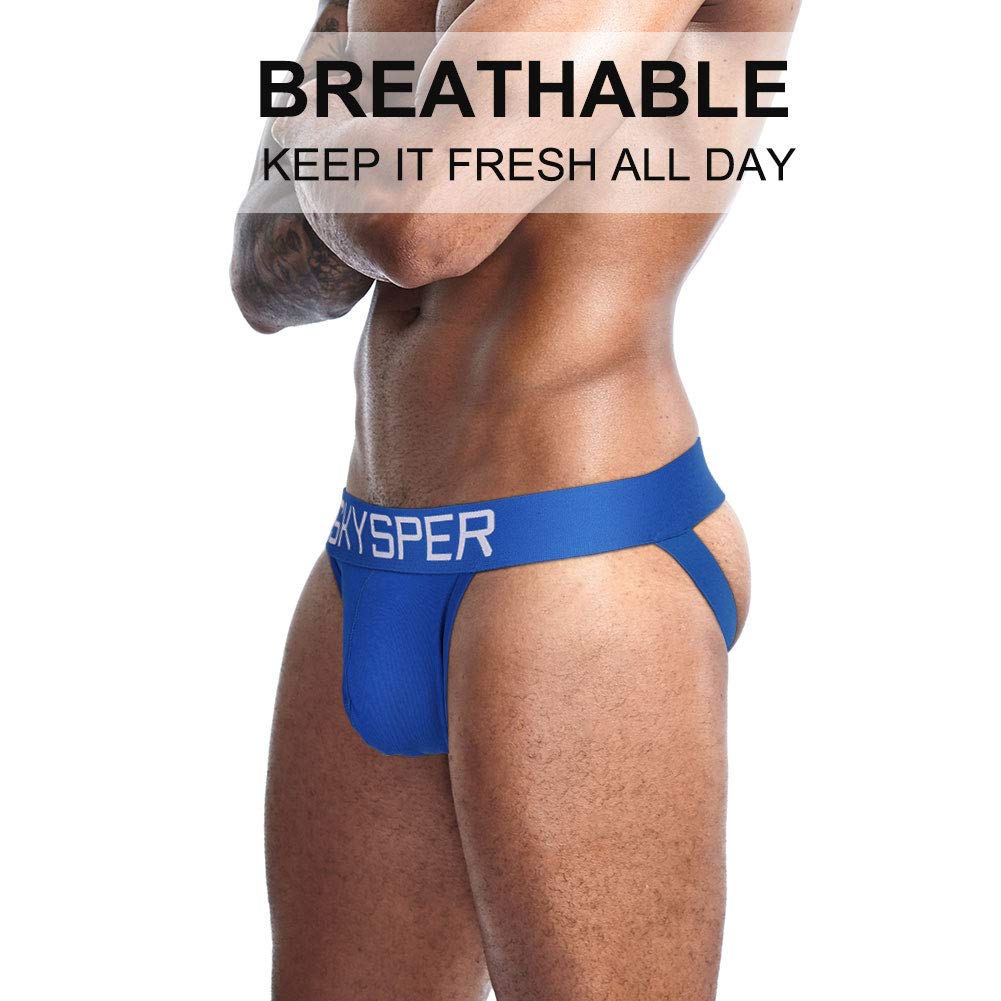 SKYSPER Jockstrap Athletic Supporters for Men Jock Strap Male Underwear Men's Thong Jockstrap Underwear