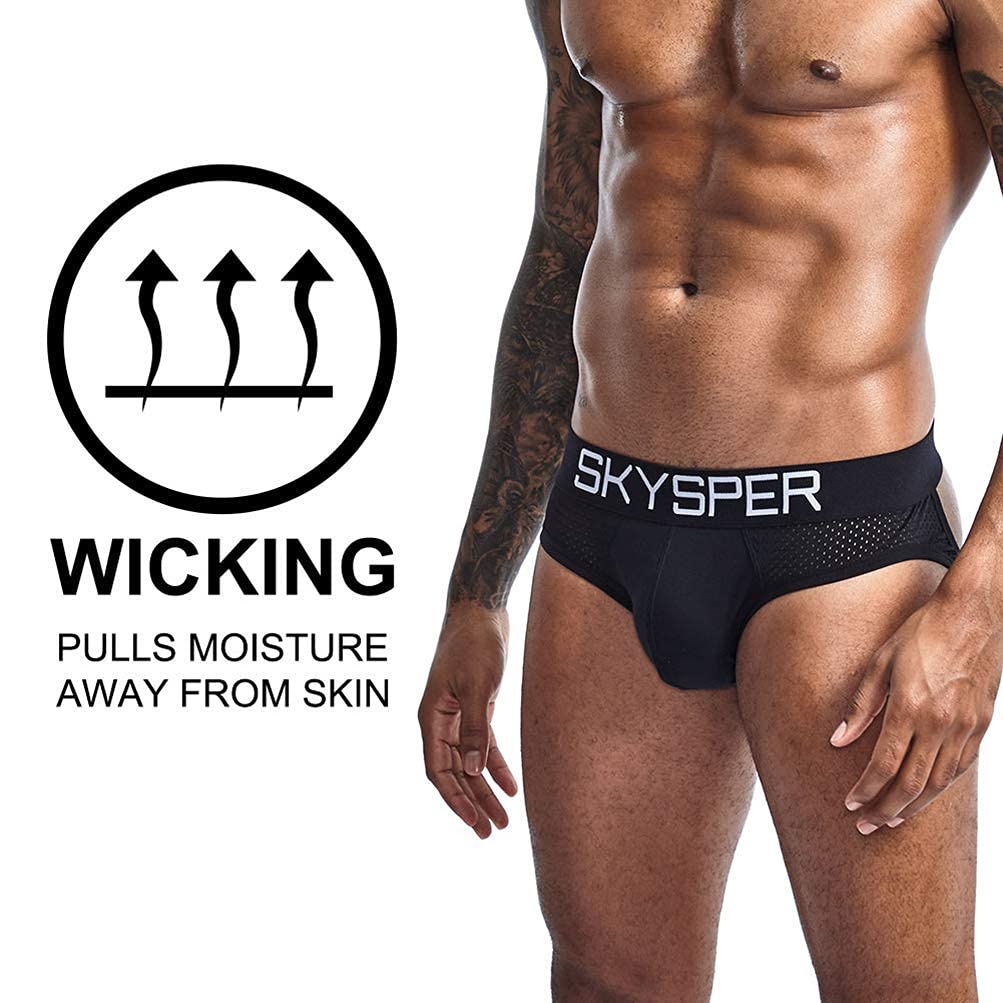 SKYSPER Jockstrap Athletic Supporters for Men Jock Strap Male Underwear Men's Thong Jockstrap Underwear