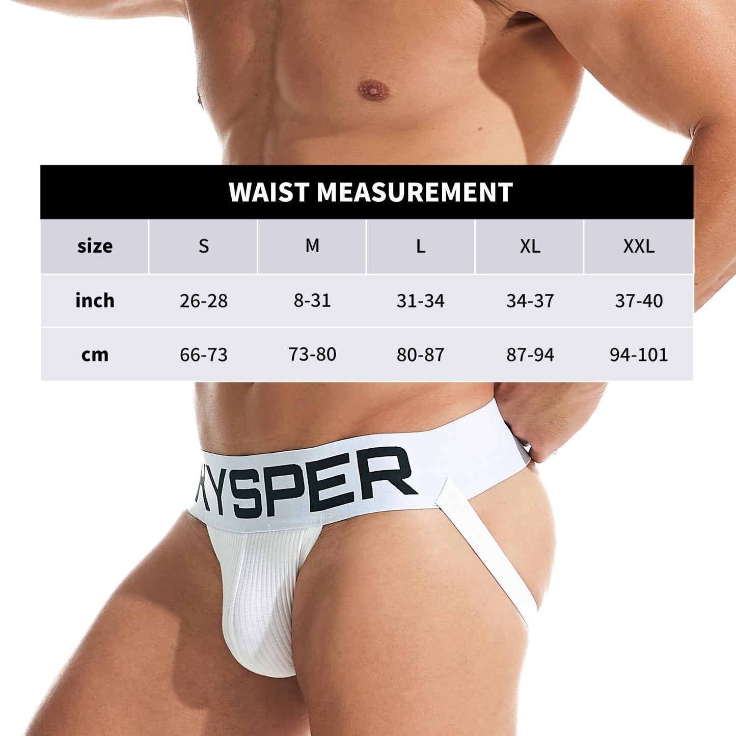 SKYSPER Jockstrap Athletic Supporters for Men Jock Strap Male Underwear Men's Thong Jockstrap Underwear