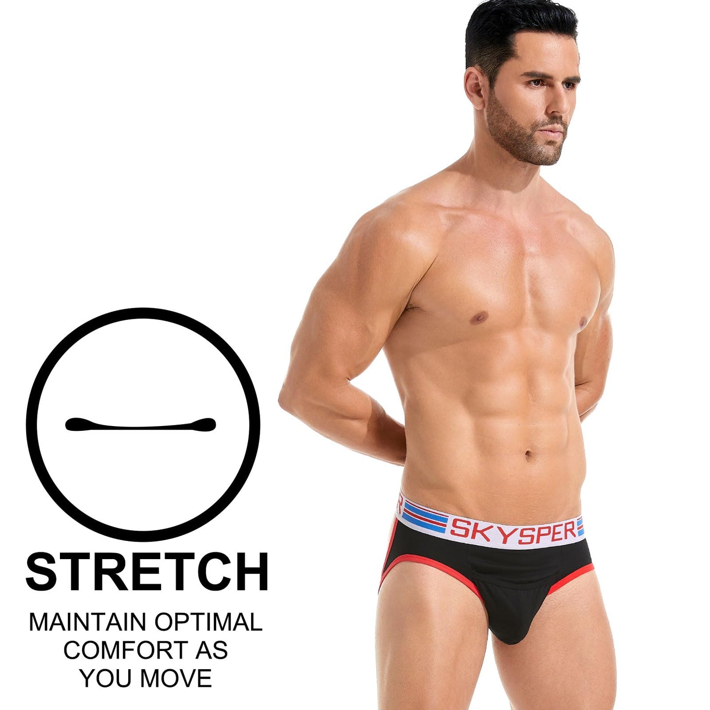 SKYSPER Jockstrap For Men Workout Jock Straps Male Underwear Athletic Supporter Sexy G-Strings