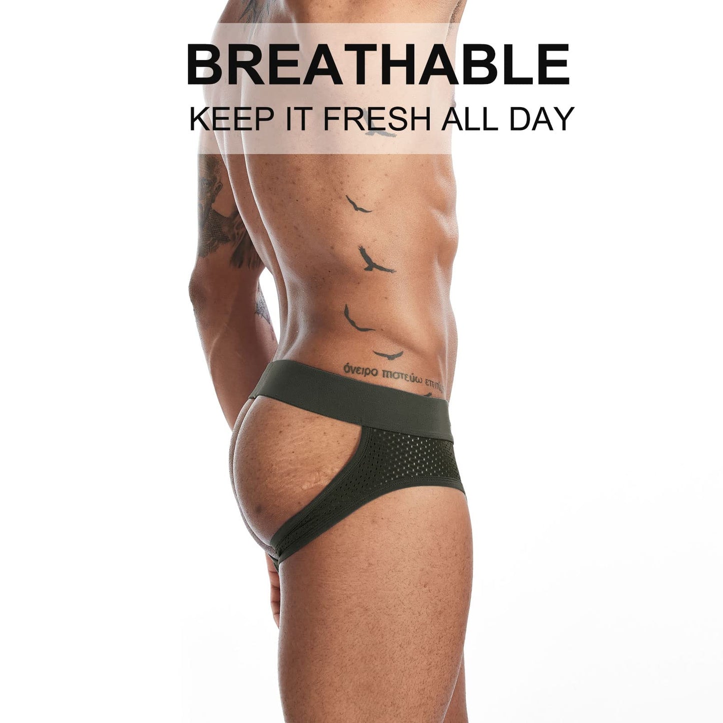 SKYSPER Jockstrap Athletic Supporters for Men Jock Strap Male Underwear Men's Thong Jockstrap Underwear