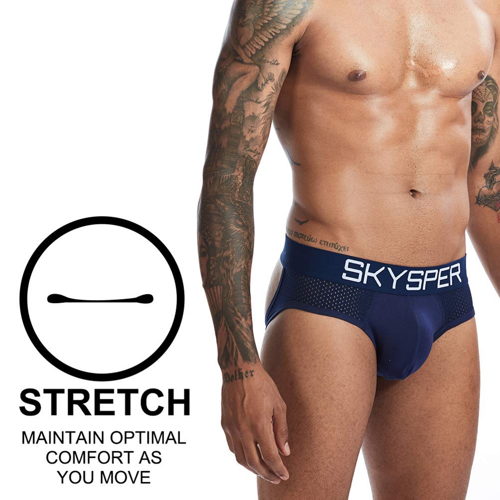 SKYSPER Jockstrap Athletic Supporters for Men Jock Strap Male Underwear Men's Thong Jockstrap Underwear