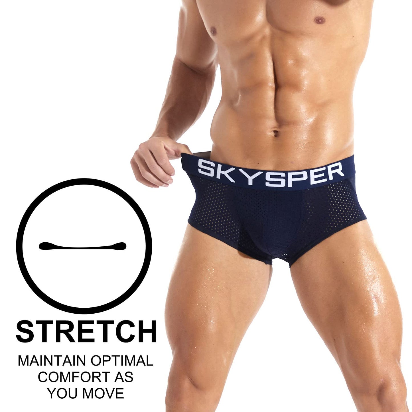 SKYSPER Jockstrap Athletic Supporters for Men Jock Strap Male Underwear Men's Thong Jockstrap Underwear