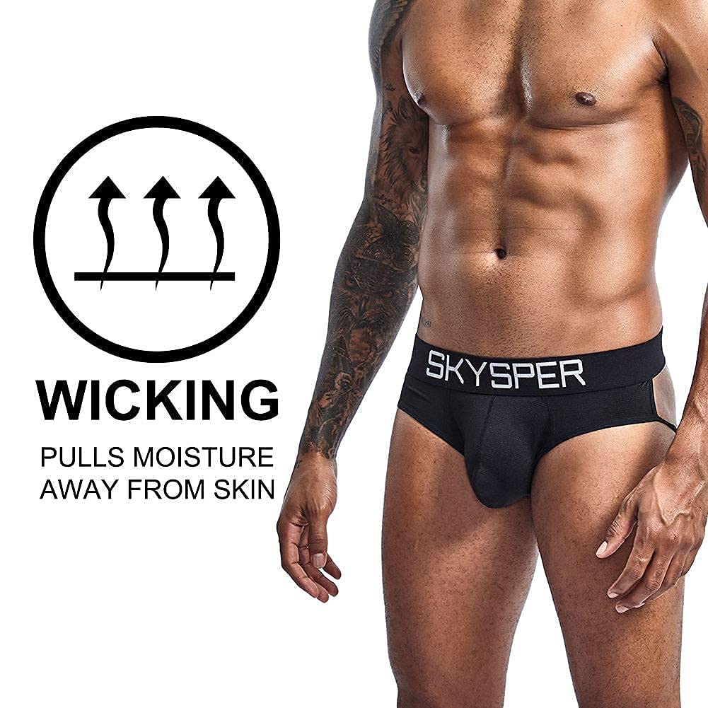 SKYSPER Jockstrap Athletic Supporters for Men Jock Strap Male Underwear Men's Thong Jockstrap Underwear