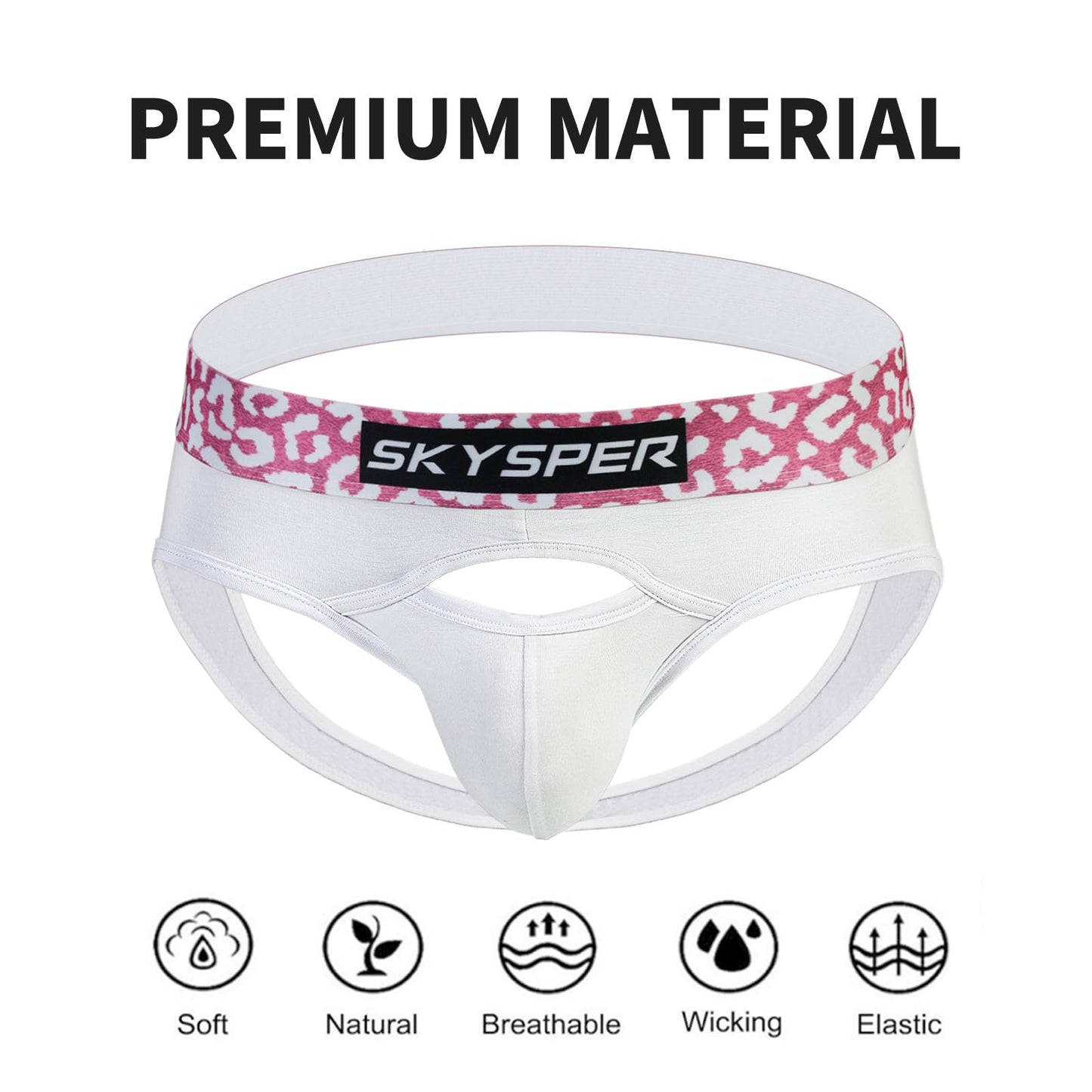 SKYSPER Jockstrap For Men Workout Jock Straps Male Underwear Athletic Supporter Sexy G-Strings