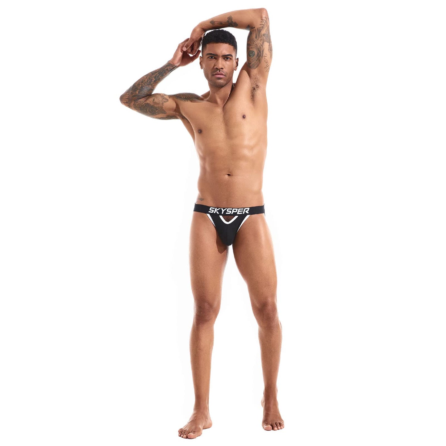 SKYSPER Jockstrap For Men Workout Jock Straps Male Underwear Athletic Supporter Sexy G-Strings