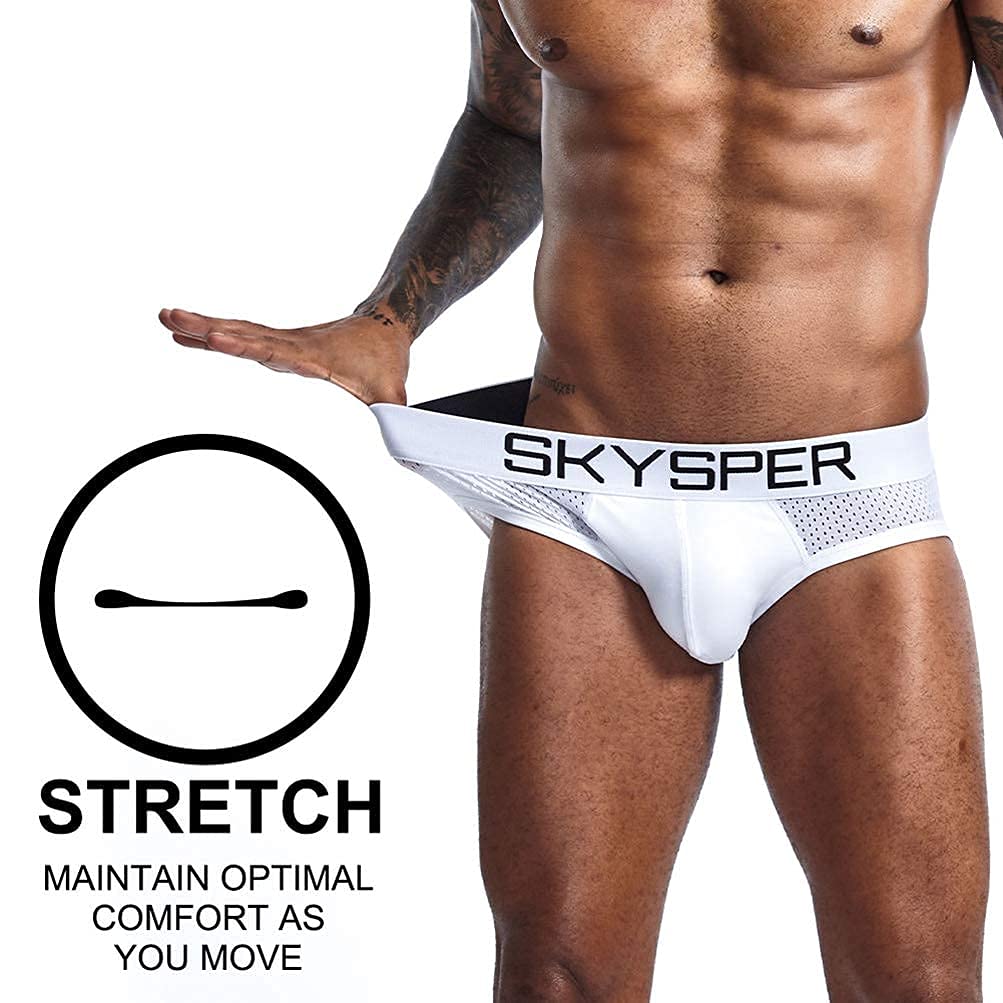 SKYSPER Jockstrap Athletic Supporters for Men Jock Strap Male Underwear Men's Thong Jockstrap Underwear