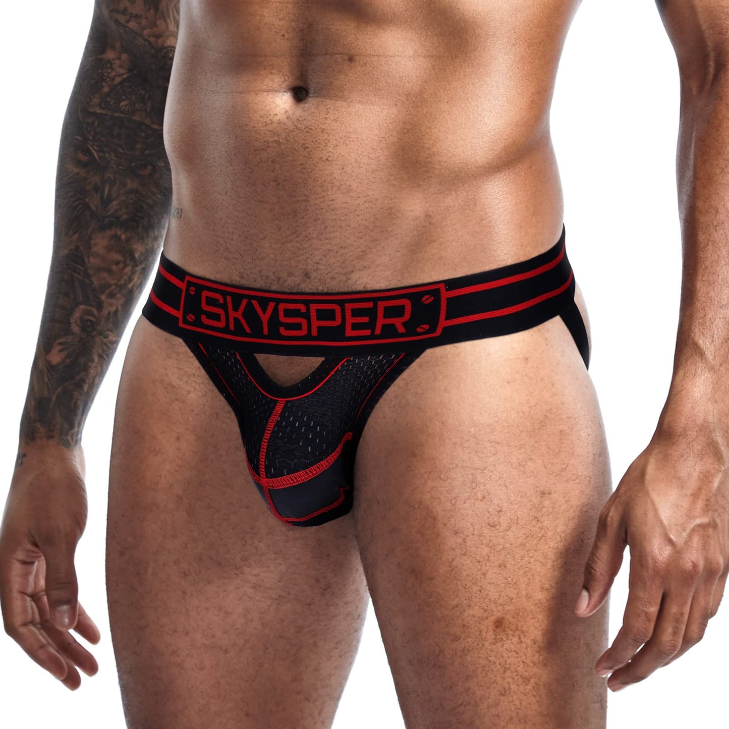 SKYSPER Jockstrap Athletic Supporters for Men Jock Strap Male Underwear Men's Thong Jockstrap Underwear