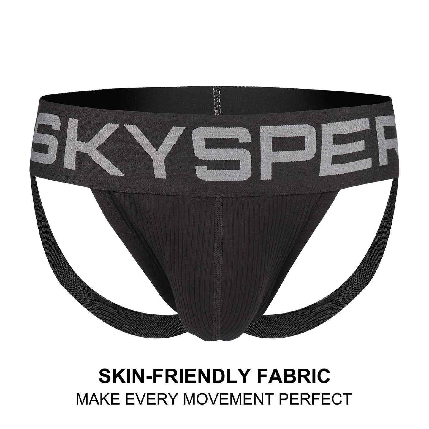 SKYSPER Jockstrap Athletic Supporters for Men Jock Strap Male Underwear Men's Thong Jockstrap Underwear