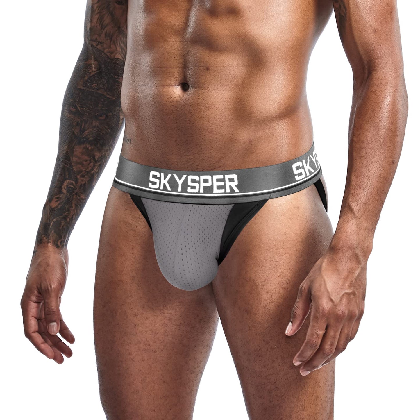 SKYSPER Jockstrap For Men Workout Jock Straps Male Underwear Athletic Supporter Sexy G-Strings