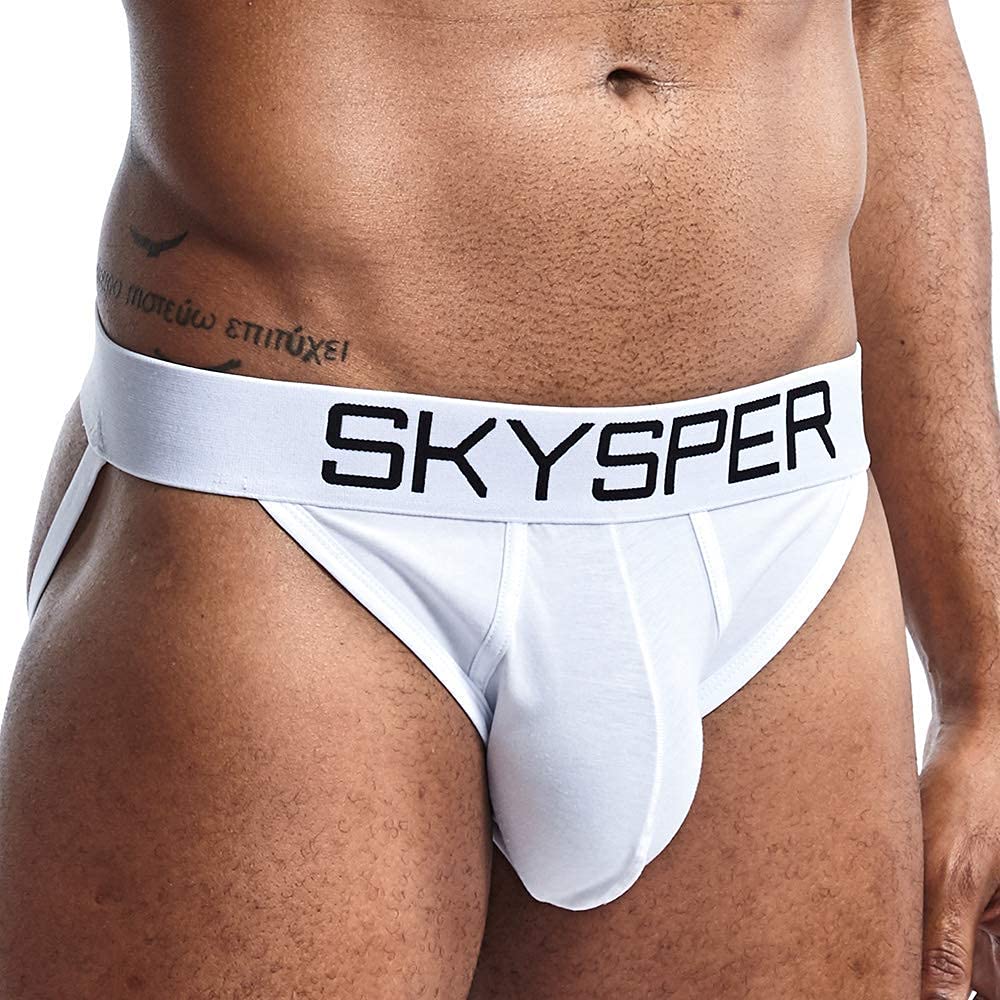 SKYSPER Jockstrap Athletic Supporters for Men Jock Strap Male Underwear Men's Thong Jockstrap Underwear