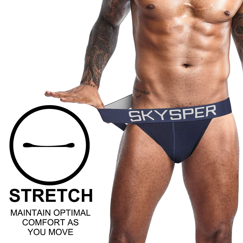 SKYSPER Jockstrap Athletic Supporters for Men Jock Strap Male Underwear Men's Thong Jockstrap Underwear