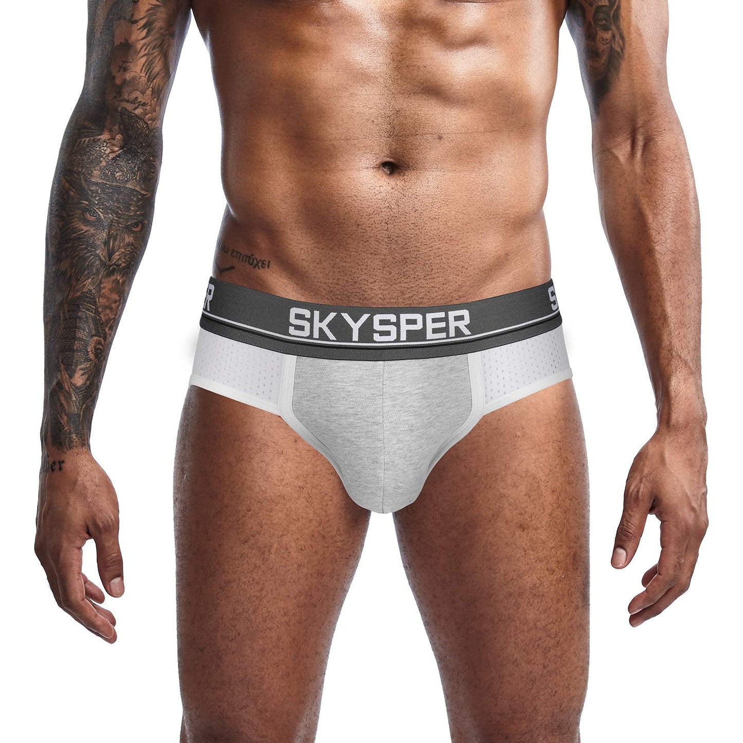 SKYSPER Mens Jockstrap Underwear Jock Straps Male Athletic Supporters for Men