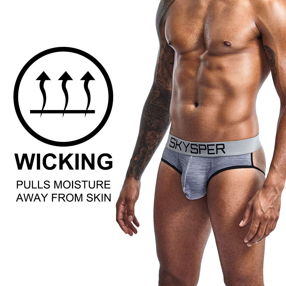 SKYSPER Jockstrap Athletic Supporters for Men Jock Strap Male Underwear Men's Thong Jockstrap Underwear