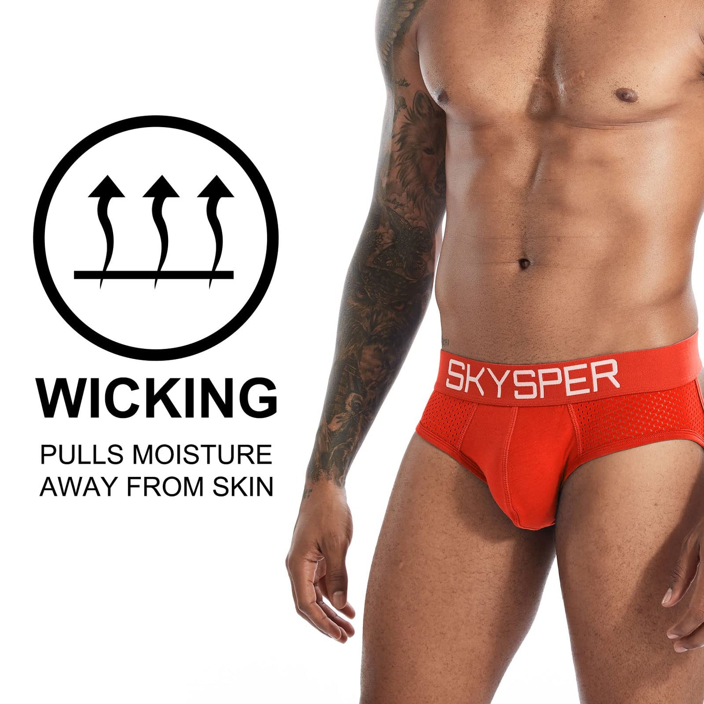 SKYSPER Jockstrap Athletic Supporters for Men Jock Strap Male Underwear Men's Thong Jockstrap Underwear