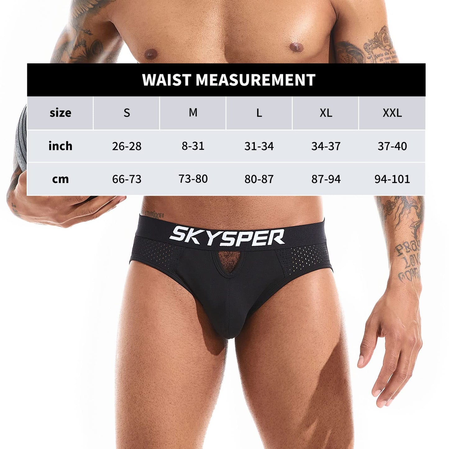 SKYSPER Jockstrap For Men Workout Jock Straps Male Underwear Athletic Supporter Sexy G-Strings