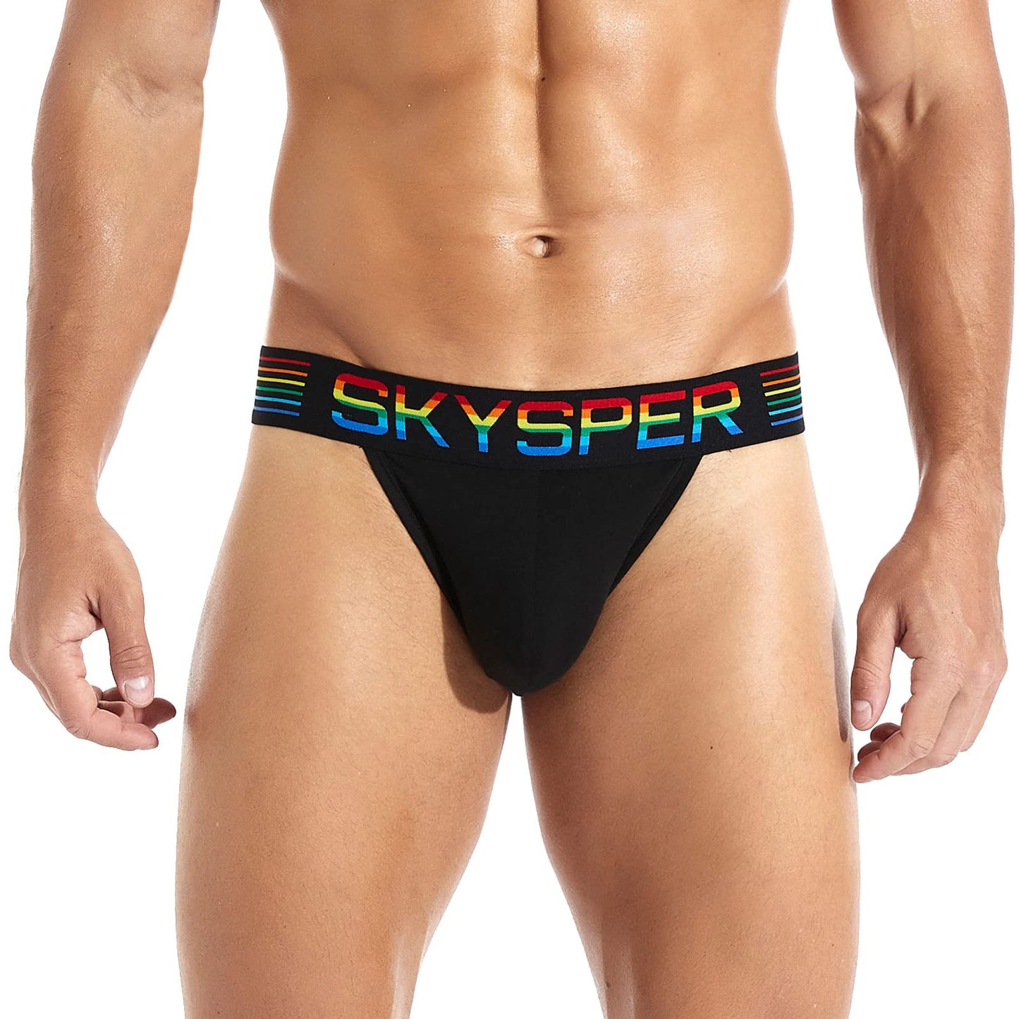 SKYSPER Mens Jockstrap Underwear Jock Straps Male Athletic Supporters for Men