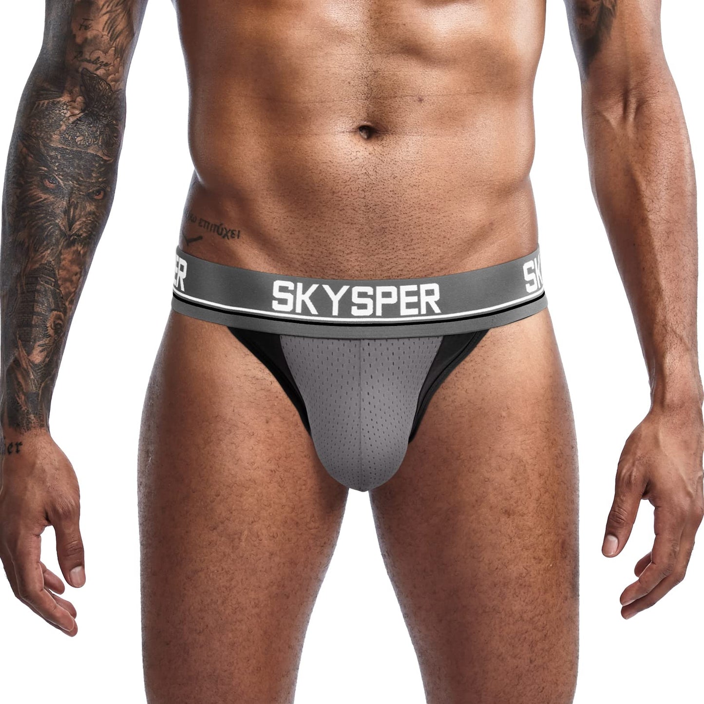 SKYSPER Jockstrap For Men Workout Jock Straps Male Underwear Athletic Supporter Sexy G-Strings