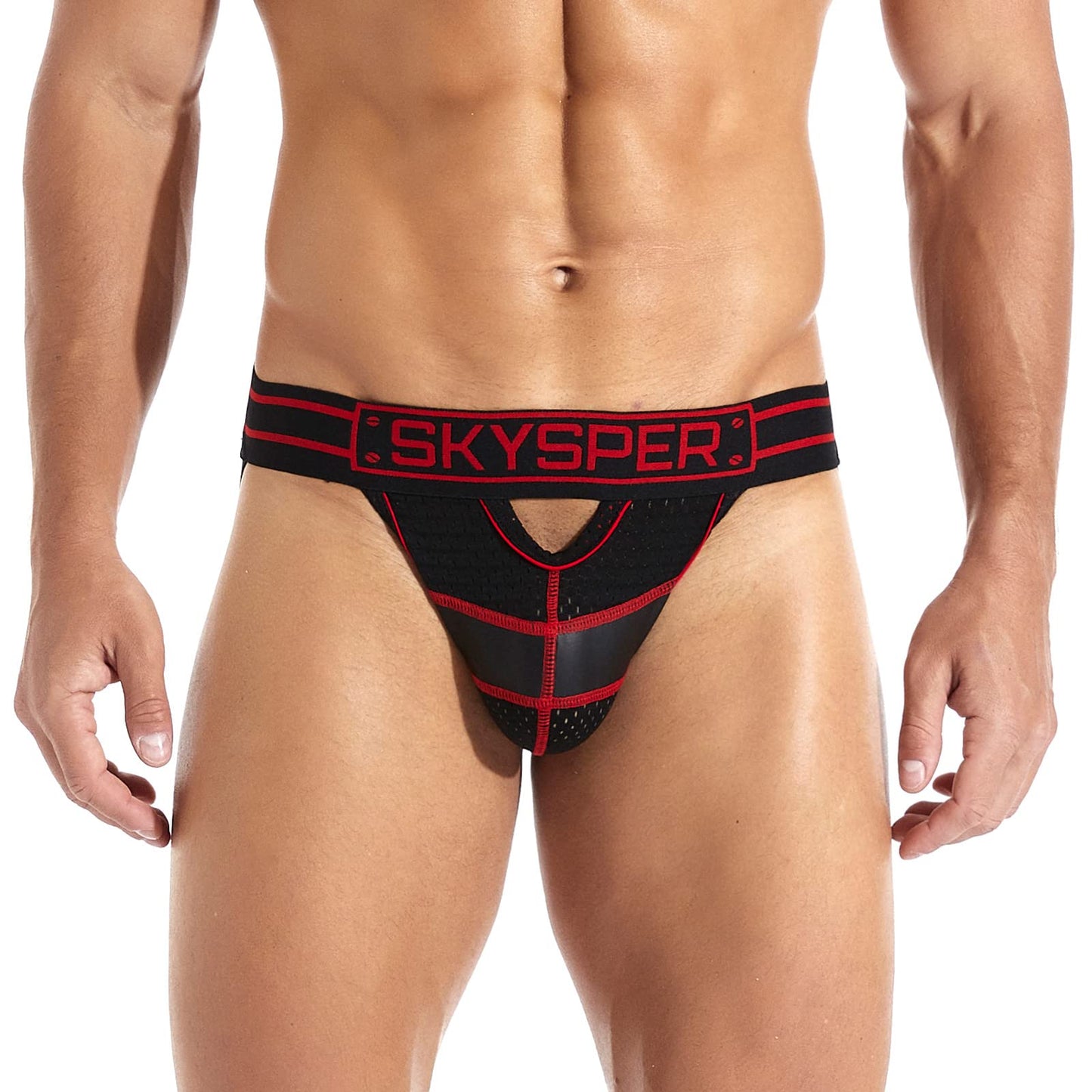 SKYSPER Jockstrap Athletic Supporters for Men Jock Strap Male Underwear Men's Thong Jockstrap Underwear