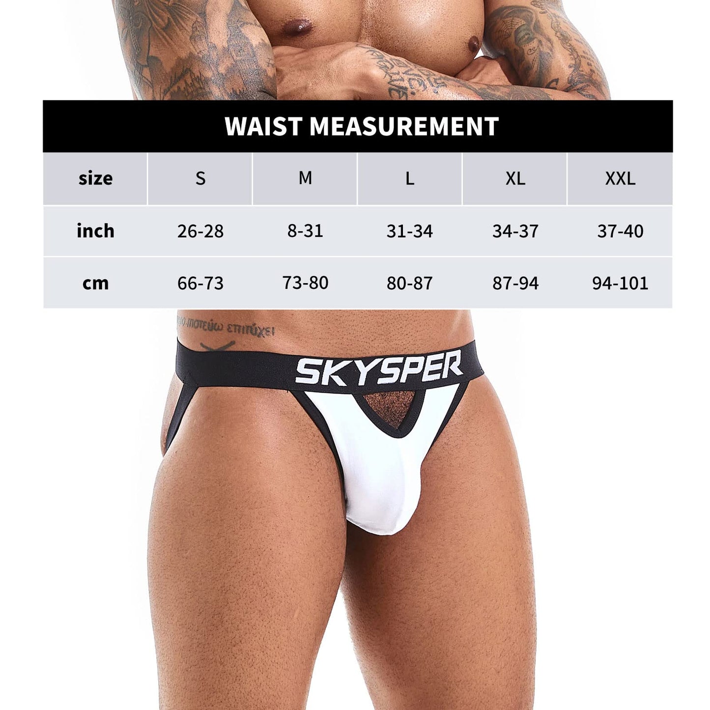 SKYSPER Jockstrap For Men Workout Jock Straps Male Underwear Athletic Supporter Sexy G-Strings