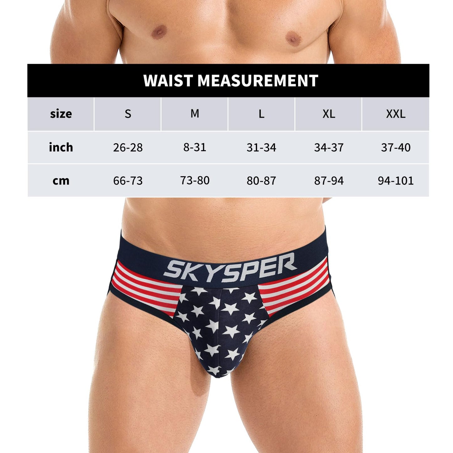 SKYSPER Jockstrap Athletic Supporters for Men Jock Strap Male Underwear Men's Thong Jockstrap Underwear