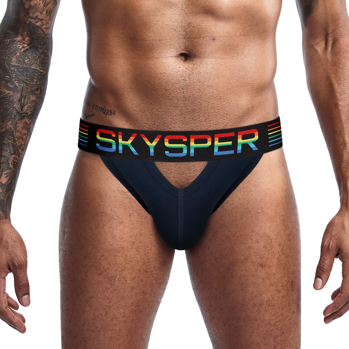 SKYSPER Jockstrap Athletic Supporters for Men Jock Strap Male Underwear Men's Thong Jockstrap Underwear