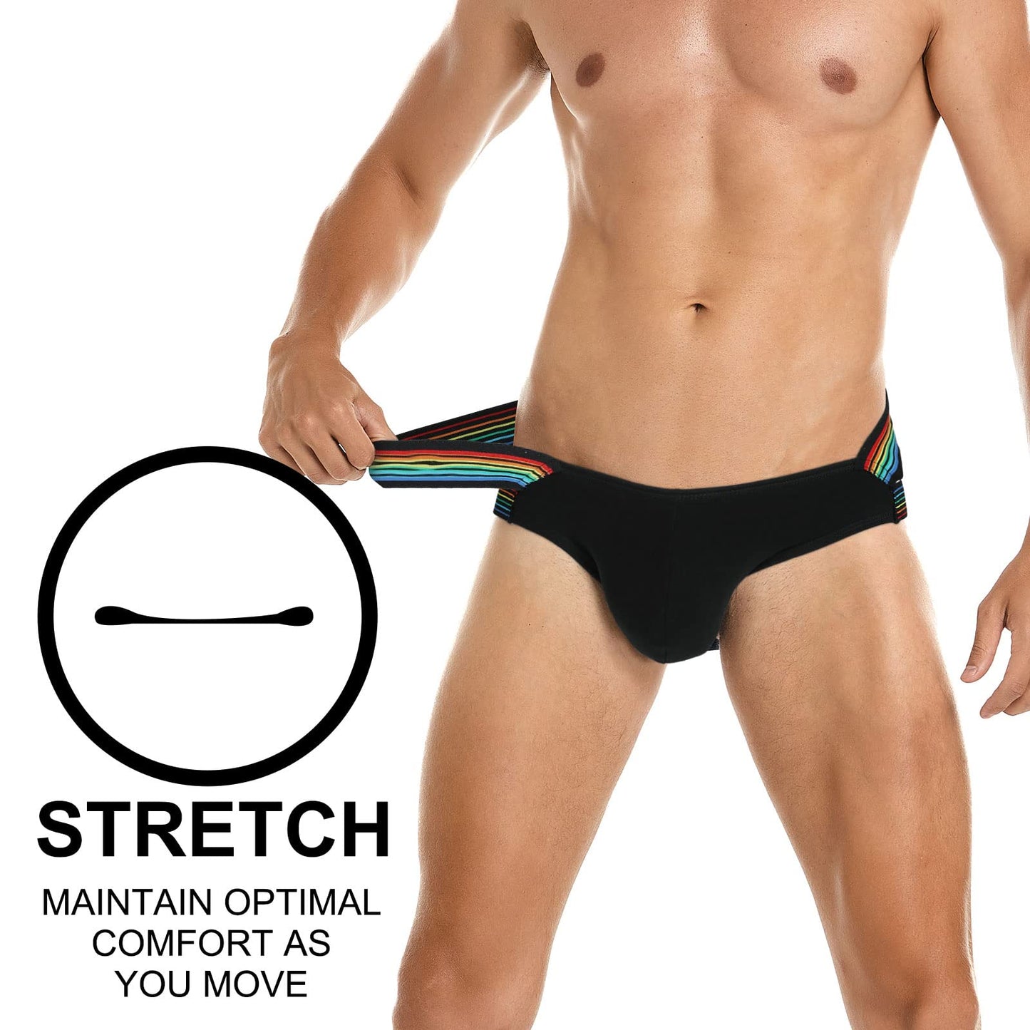 SKYSPER Men's Jock Strap Athletic Supporter For Men Sexy Jockstrap Male Underwear