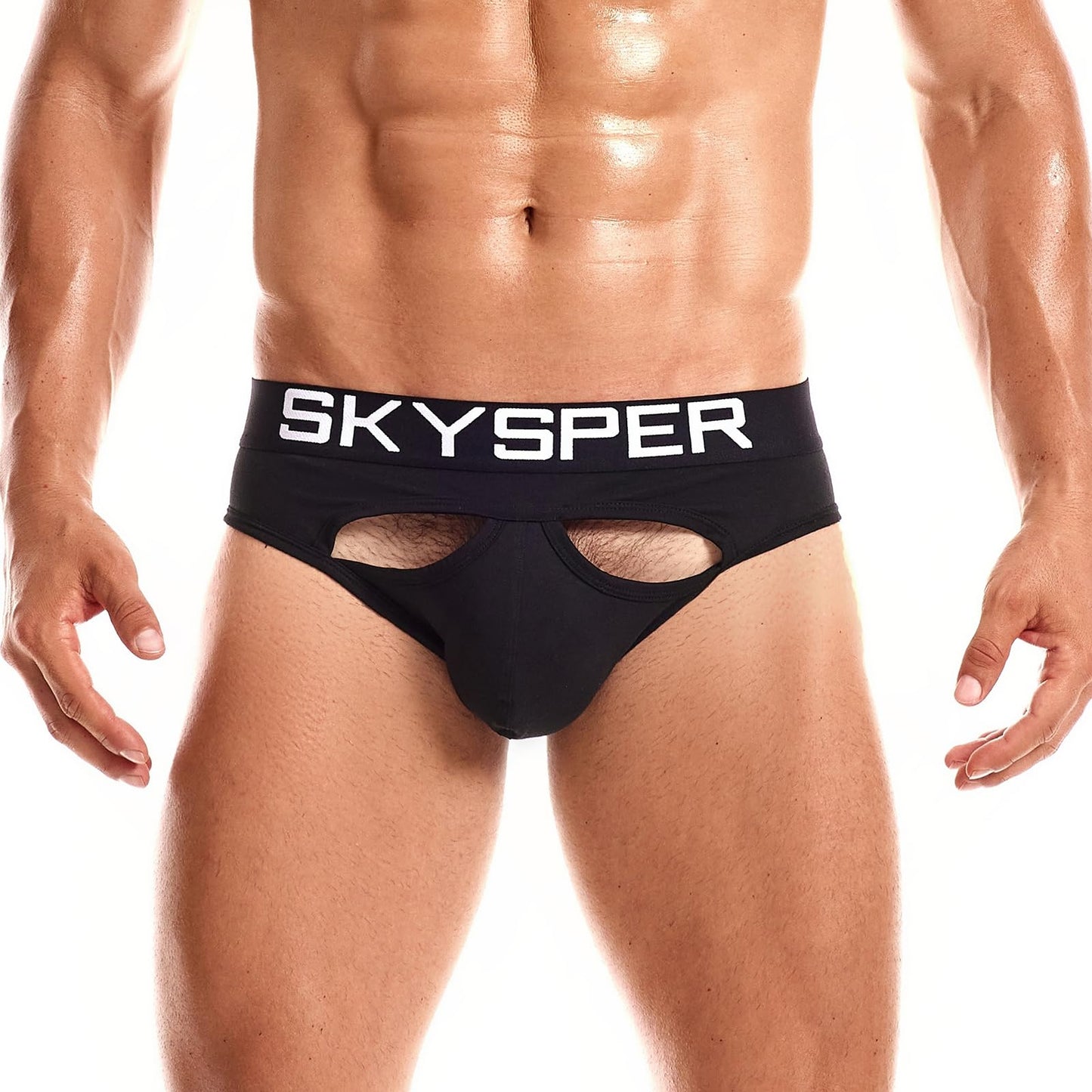 SKYSPER Mens Jockstrap Underwear Jock Straps Male Athletic Supporters for Men