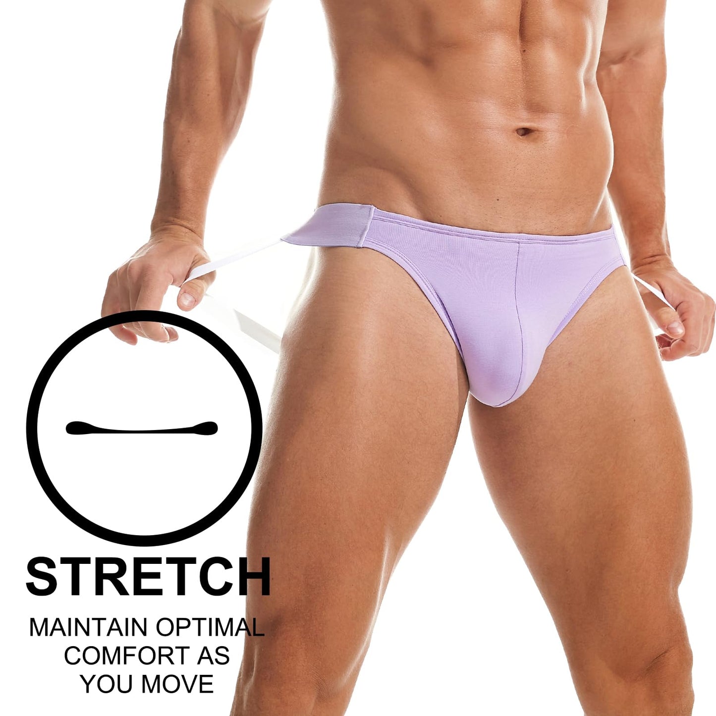 SKYSPER Men's Jock Strap Athletic Supporter For Men Sexy Jockstrap Male Underwear