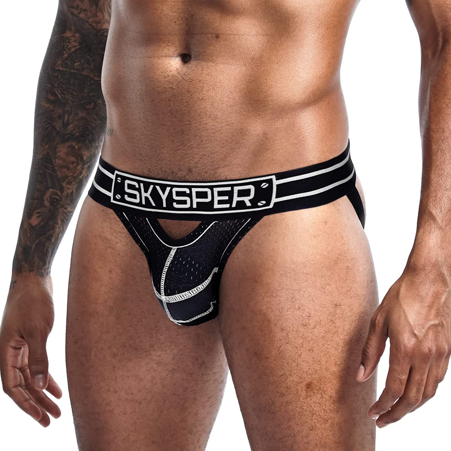 SKYSPER Jockstrap Athletic Supporters for Men Jock Strap Male Underwear Men's Thong Jockstrap Underwear