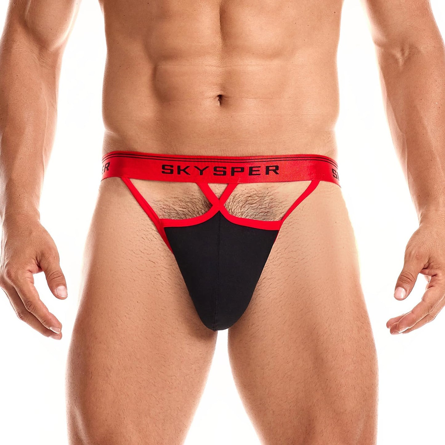 SKYSPER Mens Jockstrap Underwear Jock Straps Male Athletic Supporters for Men