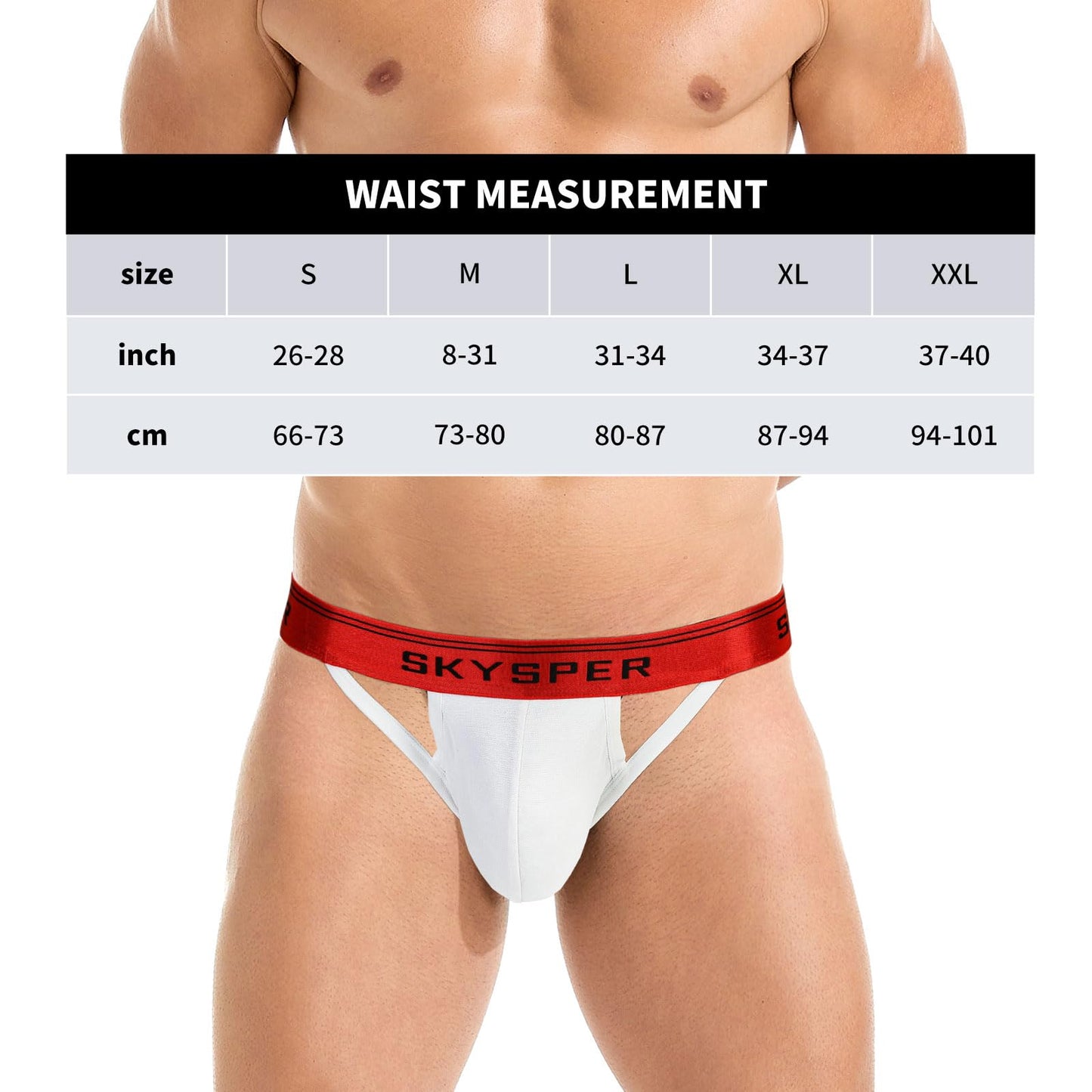 SKYSPER Jockstrap For Men Workout Jock Straps Male Underwear Athletic Supporter Sexy G-Strings