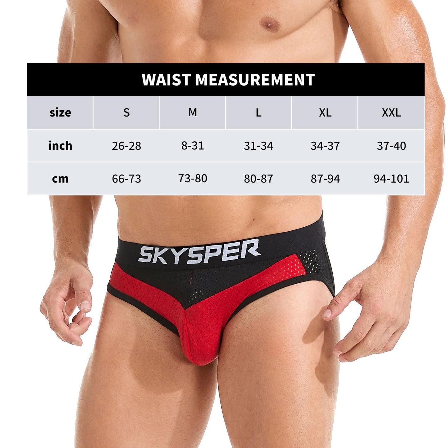 SKYSPER Men's Jock Strap Athletic Supporter For Men Sexy Jockstrap Male Underwear