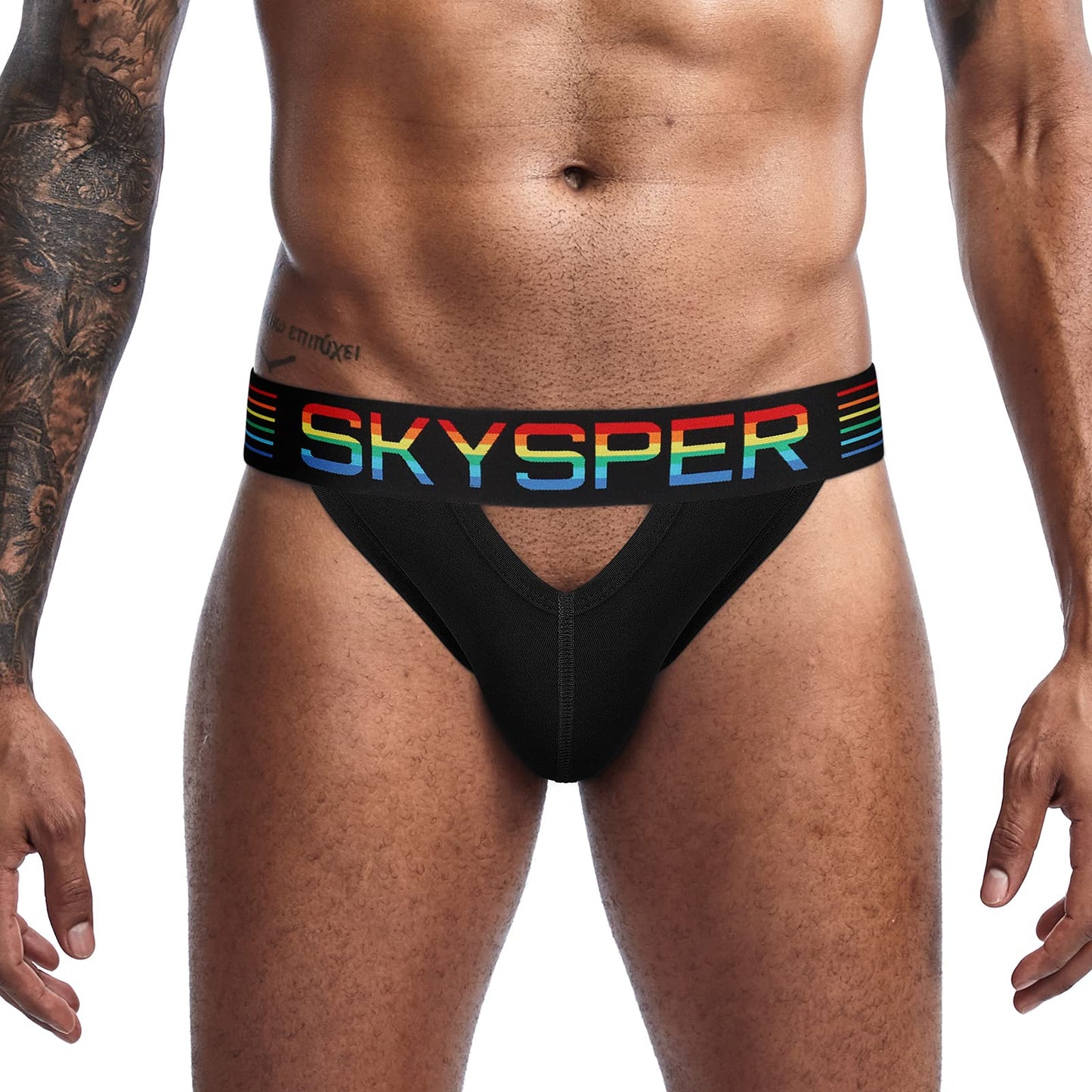 SKYSPER Jockstrap Athletic Supporters for Men Jock Strap Male Underwear Men's Thong Jockstrap Underwear