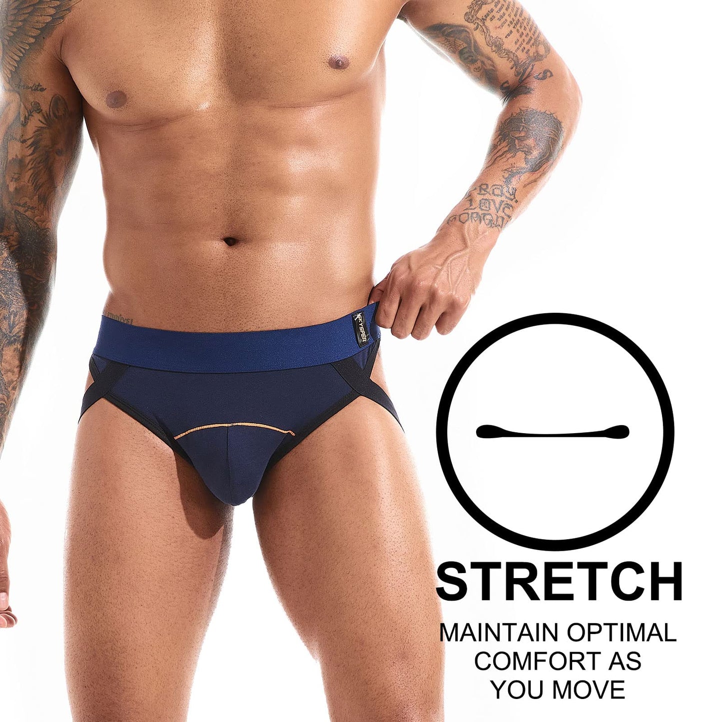 SKYSPER Jockstrap For Men Workout Jock Straps Male Underwear Athletic Supporter Sexy G-Strings