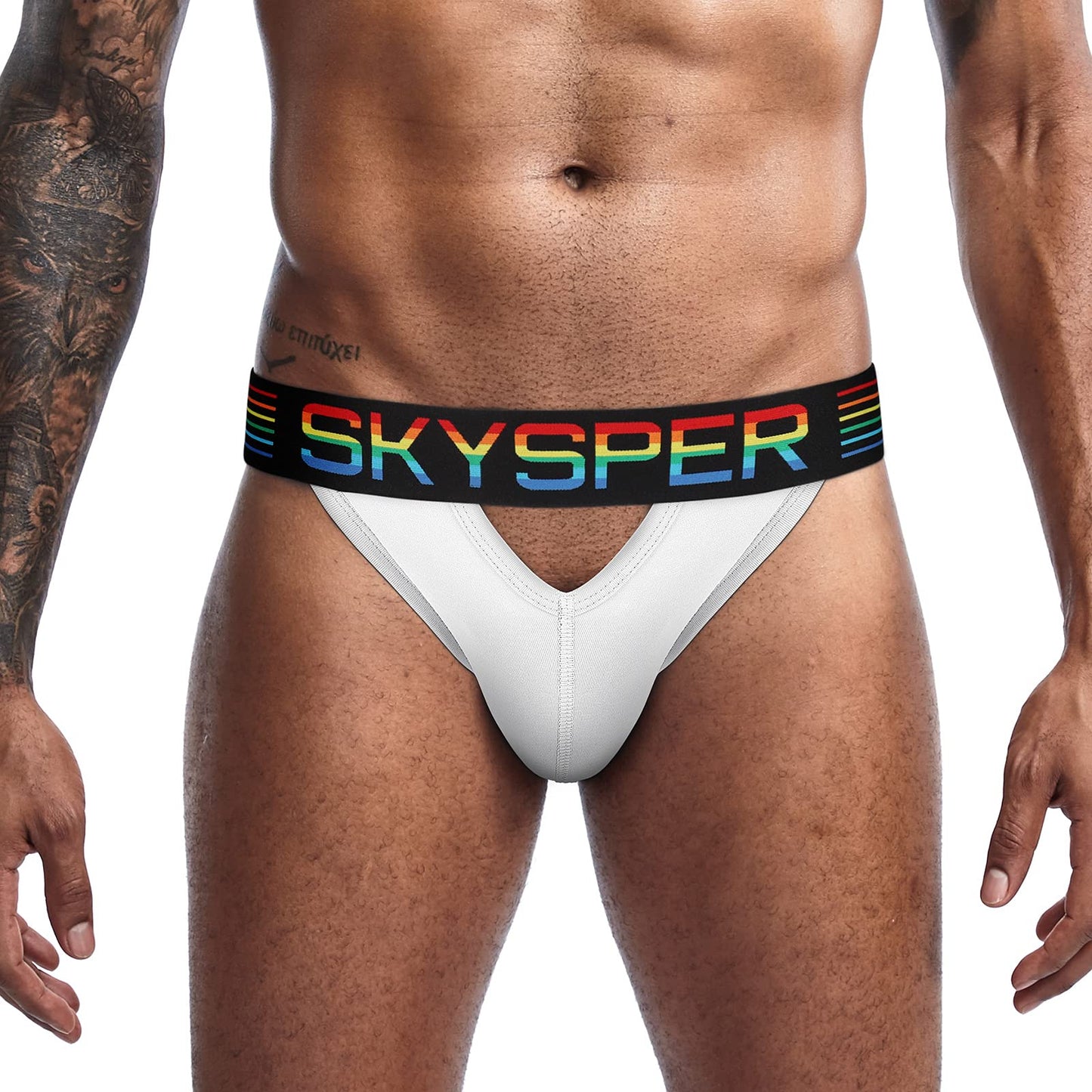 SKYSPER Jockstrap Athletic Supporters for Men Jock Strap Male Underwear Men's Thong Jockstrap Underwear