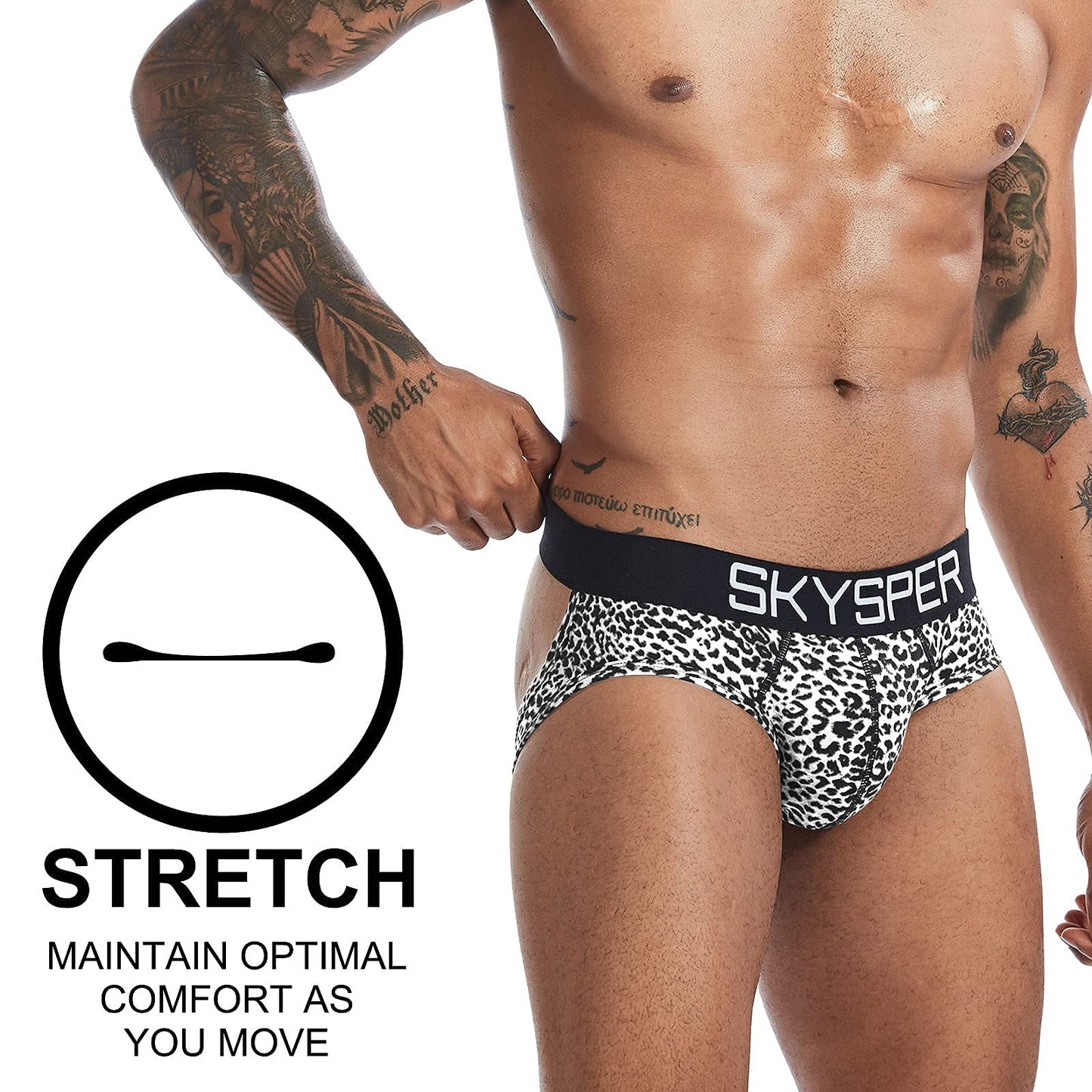 SKYSPER Jockstrap Athletic Supporters for Men Jock Strap Male Underwear Men's Thong Jockstrap Underwear