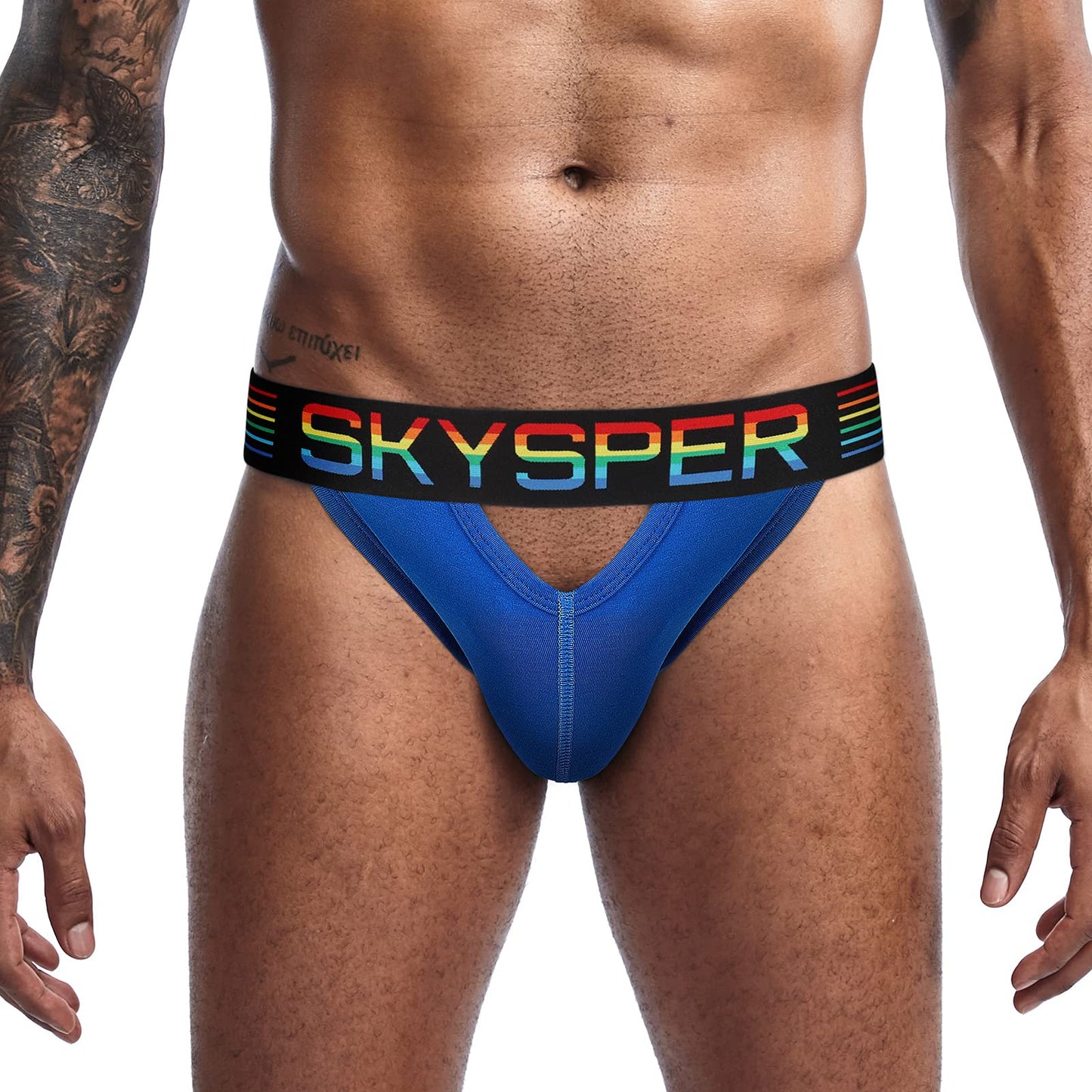 SKYSPER Jockstrap Athletic Supporters for Men Jock Strap Male Underwear Men's Thong Jockstrap Underwear